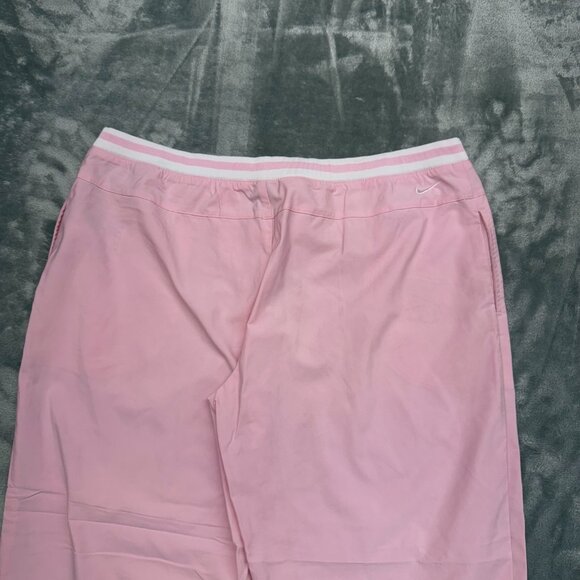 vintage nike capris womens XL pink drawstring hem striped waistband casual Y2K - Picture 4 of 16
